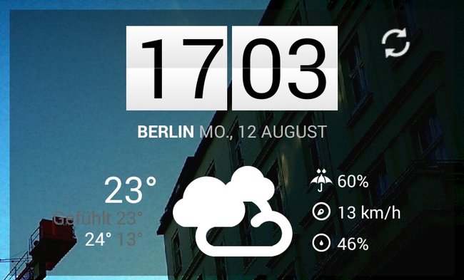 1weather: Unaufdringlich mit vielen Funktionen.