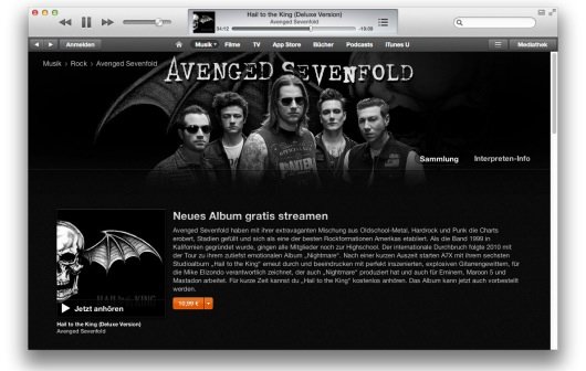 Avenged Sevenfold: Neues Album im kostenlosen Stream