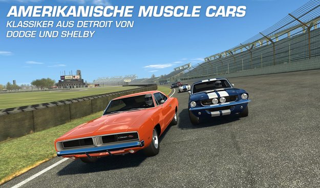Real Racing 3: Update bringt Muscle Cars und Google-Account-Verknüpfung