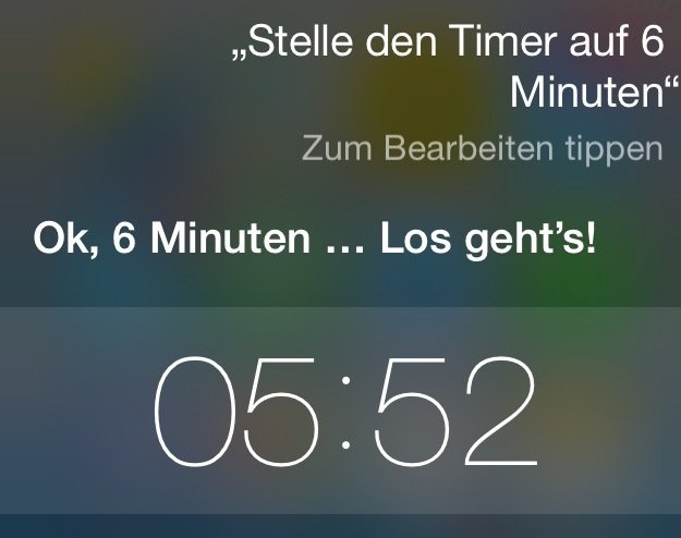 Siri iPhone Timer stellen