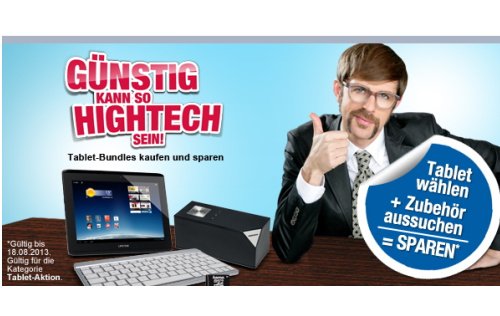 Tablet-Zubehör für 5 Euro in den Tablet Spar-Bundles bei Medion