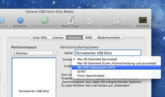 USB-Stick am Mac formatieren: Eine Anleitung