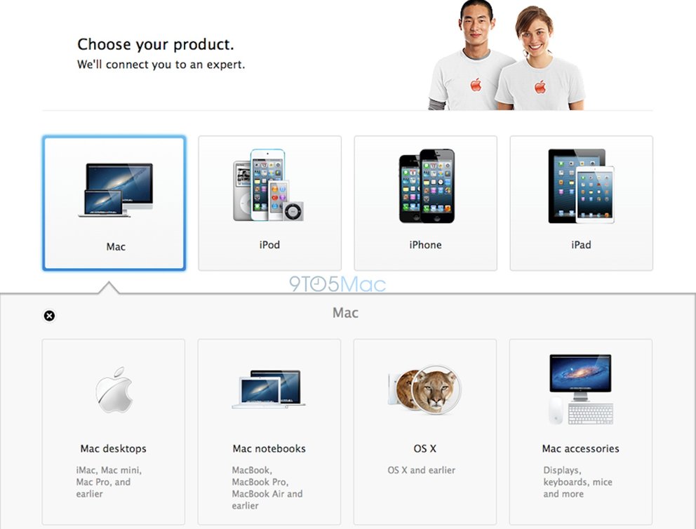 AppleCare: Neue Touchscreen-freundliche Website und 24-Stunden-Chat-Support