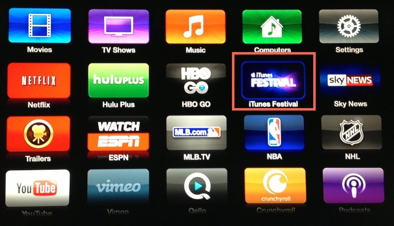 iTunes Festival 2013: Apple-TV- und iOS-App erhältlich
