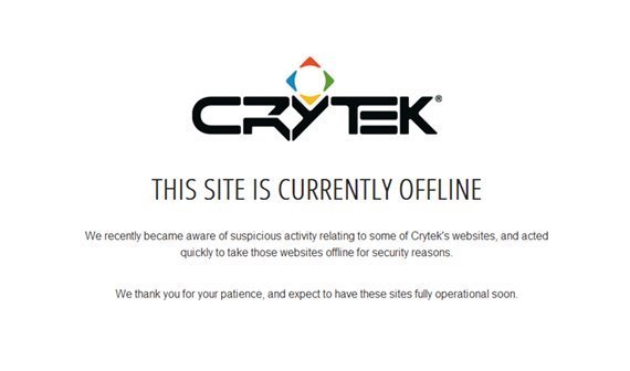 Crytek gehackt: Webseite wegen ungewöhnlichen Zugriffen down