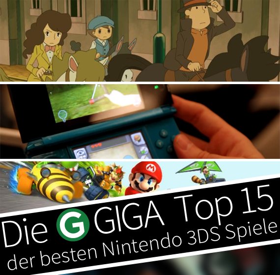 Die GIGA Top 15 der besten Nintendo-3DS-Spiele aller Zeiten!