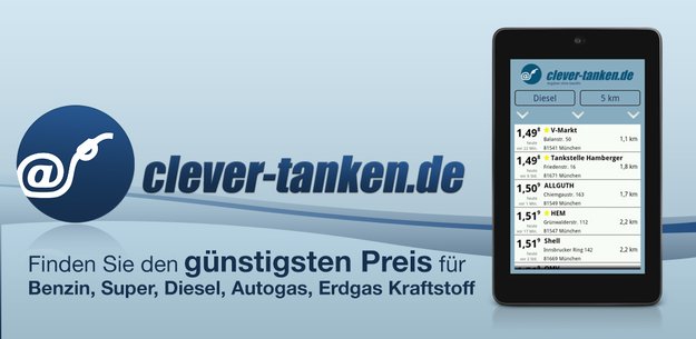 Clever-Tanken.de: App zum Tankstellen-Preisvergleich heute kostenlos