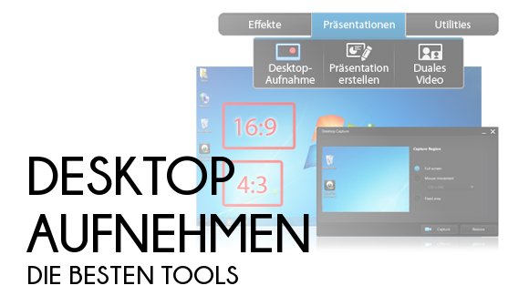 Die besten Tools zum Desktop aufnehmen auf einen Blick