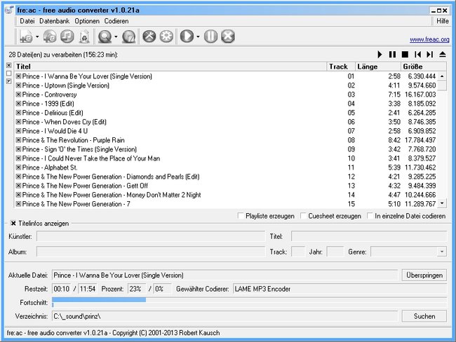 freac audioconverter