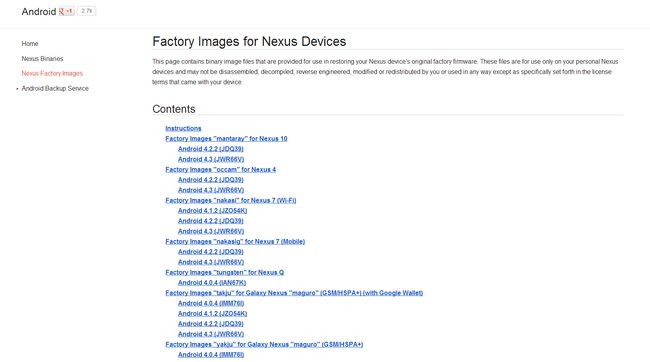 google-factory-images