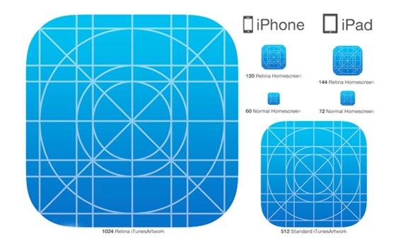 iOS 7: Apple erinnert Entwickler an neue Icon-Maße