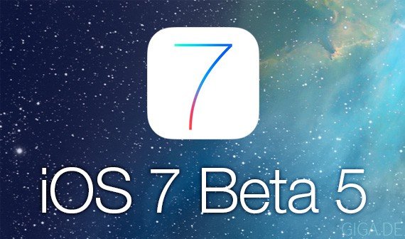 iOS 7 Beta 5 für Entwickler veröffentlicht
