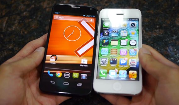 Moto X vs. iPhone 5 (Vergleich, Video und Kommentar)