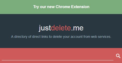 Justdelete.me: So löscht ihr euch aus dem Internet (fast)