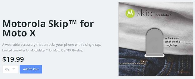 Motorola Skip: Accessoire entsperrt Moto X mittels NFC