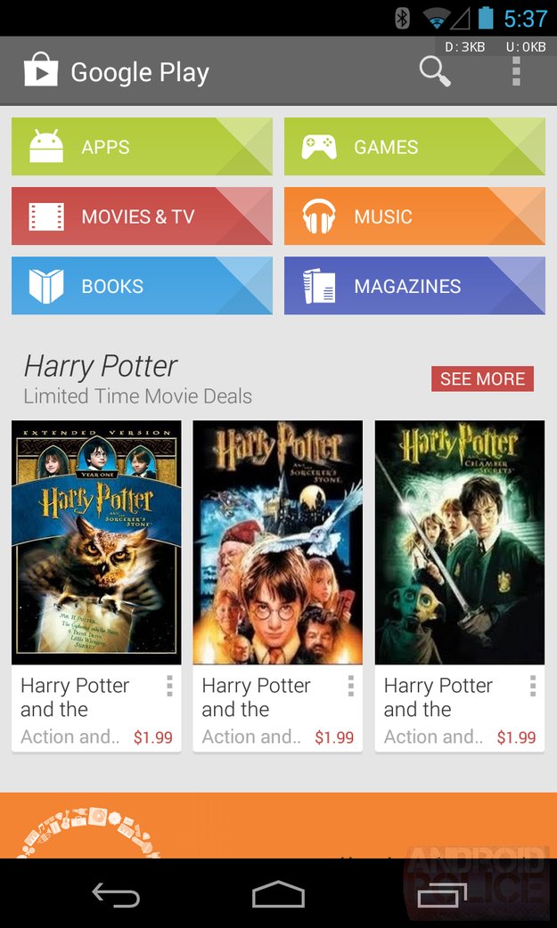 Play Store 4.3.10 - neue Version mit einigen Änderungen