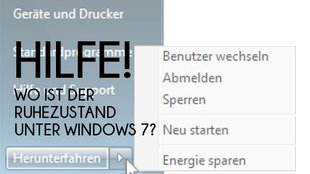 Ruhezustand in Windows 7 aktivieren & deaktivieren – so geht's