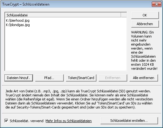 truecrypt schluesseldateien