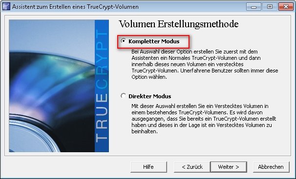 truecrypt verstecktes volumen 03