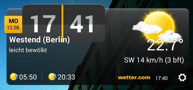 Wetter.com gehört zu den bekanntesten Wetter-Apps.