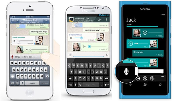 WhatsApp unterstützt nun Push-To-Talk