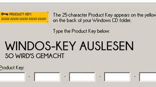 Windows-Key auslesen: Der Lizenzschlüssel zu XP und Vista