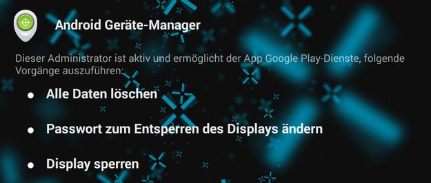 Android Geräte-Manager: Fernsperrung von Geräten nun möglich