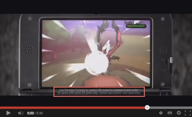 Pokemon X & Y: 3D-Effekt nur während der Kämpfe