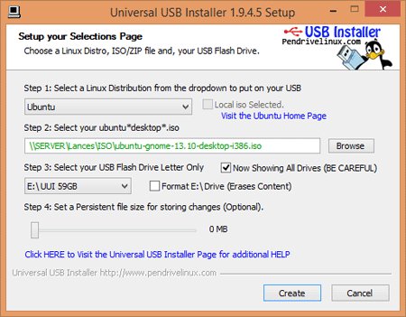 Universal USB Installer Linux