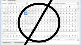 Ø Durchmesserzeichen mit der Tastatur schreiben