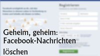 Facebook: Nachrichten nachträglich löschen, jetzt gehts