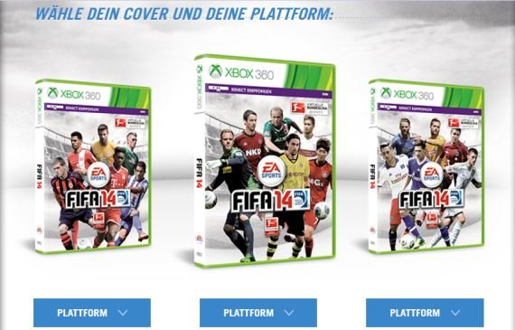 FIFA 14: Kostenloses Cover mit Bundesliga-Stars zum Download