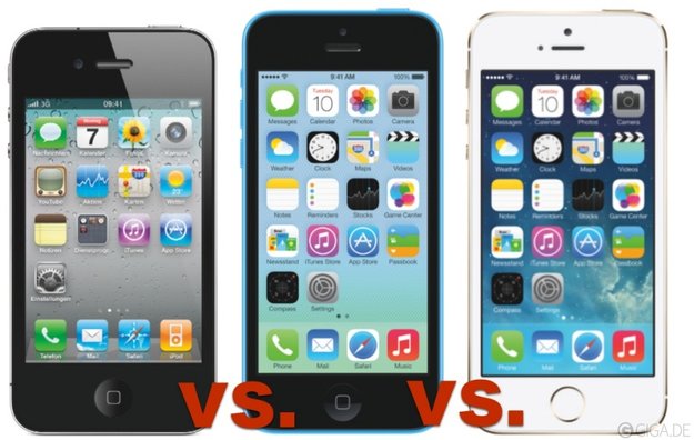 iPhone 5S, iPhone 5C und iPhone 4S im Vergleich (mit Kaufberatung)