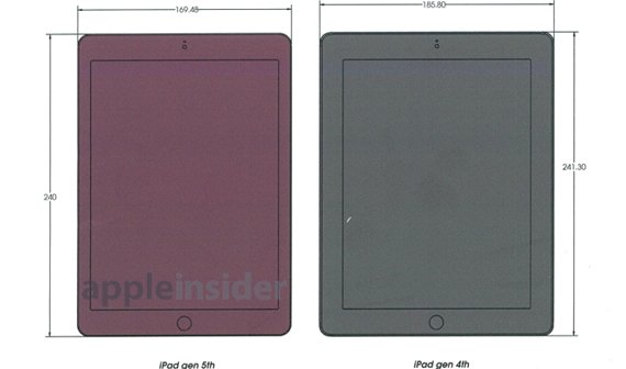 iPad 5: Blaupausen zeigen Design-Änderungen im Detail