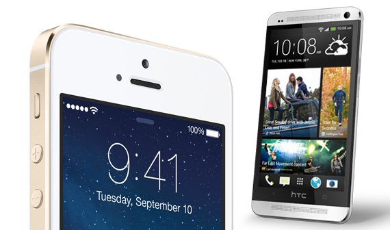 iPhone 5s vs. HTC One: Metallschlacht zwischen High-End-Smartphones