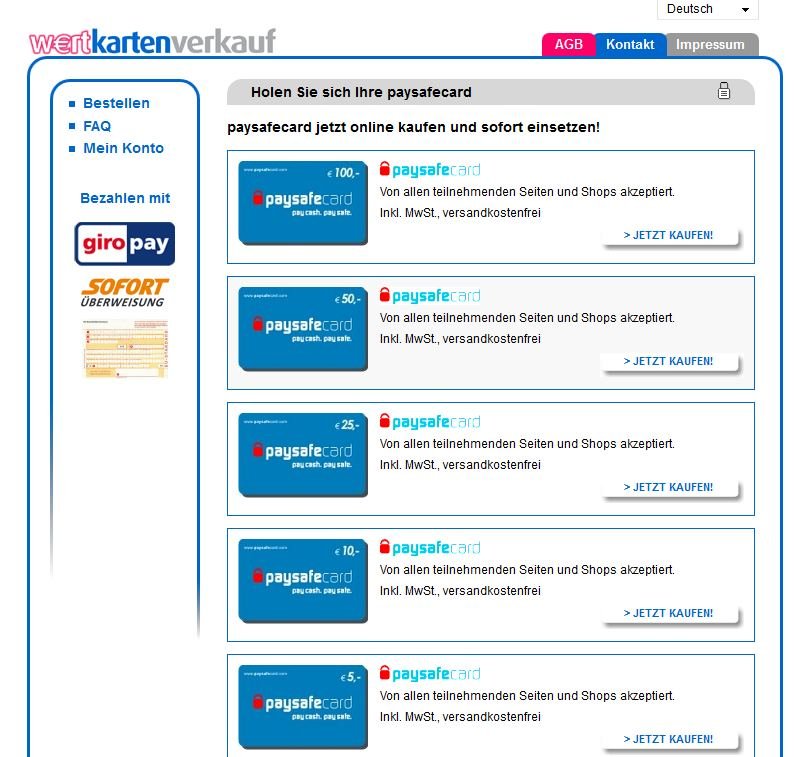 Paysafecard Online Kaufen Per Handy Deutschland