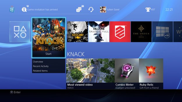 Playstation 4: Neue Bilder zur Benutzeroberfläche
