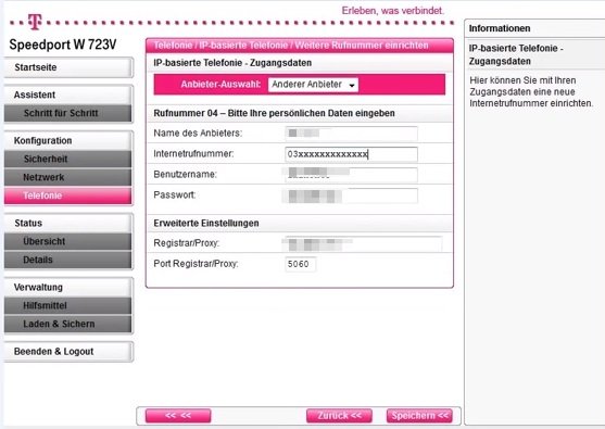 Speedport IP Adresse Der Router Oberfl che Speedport IP Adresse Der Router Oberfl che