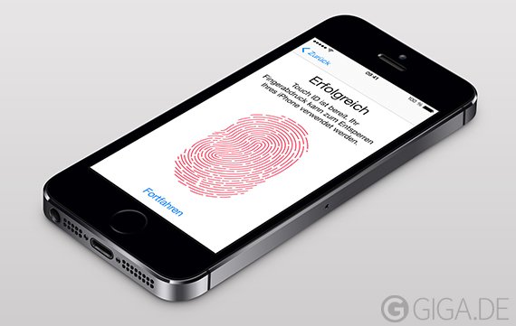 Patent: Apple Touch ID für weitere Geräte