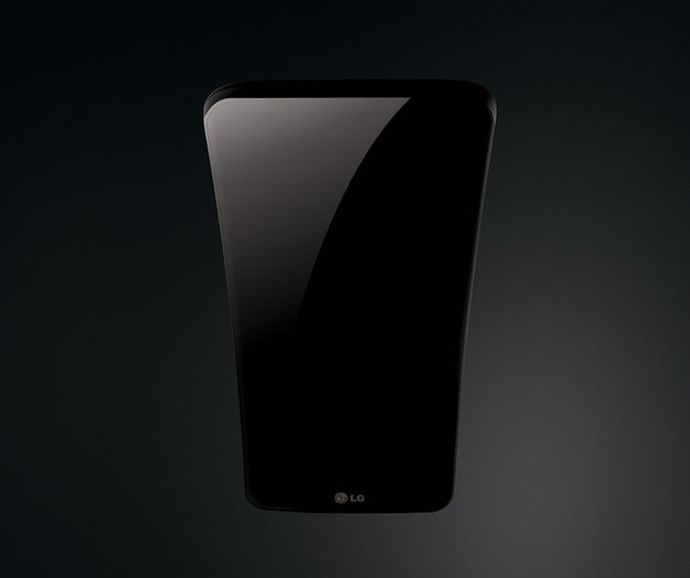LG G Flex: Gebogenes Smartphone zeigt sich von seiner Bananenseite