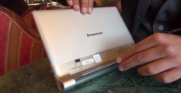 Lenovo Yoga Tablet 10: Hands-On mit den verrenkbaren Design-Tablet