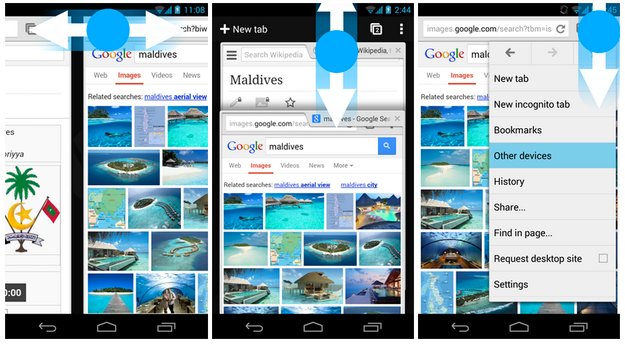 Neue Version von Google Chrome für Android bringt Gestensteuerung!