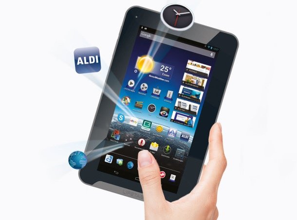 ALDI-Tablet: Medion Lifetab E7312 mit 7 Zoll-Display, Dual-Core-CPU ab 24.10. für 99 Euro erhältlich
