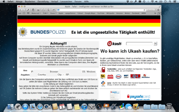 Bundespolizei-Virus vom Mac entfernen – Ganz einfach