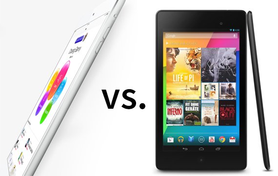 iPad mini 2 Retina vs. Nexus 7: Kleine Tablets, große Konkurrenz