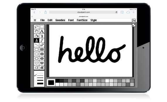 MacPaint für iPhone, iPad und OS X (Kaules Bettmümpfeli*)