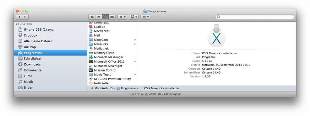 download mavericks 10.9 installer