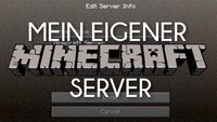 Minecraft: Server erstellen (mit Port-Freigabe) und mieten