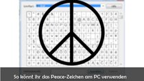 Peace-Zeichen am PC schreiben bei Facebook und Co. und seine Bedeutung