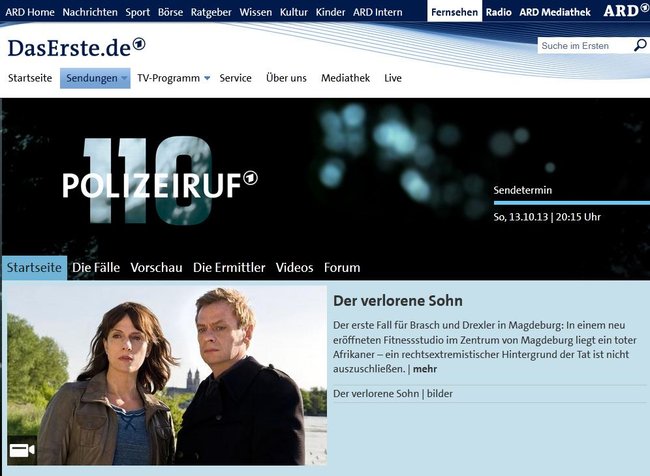 polizeiruf-110-webseite-screenshot